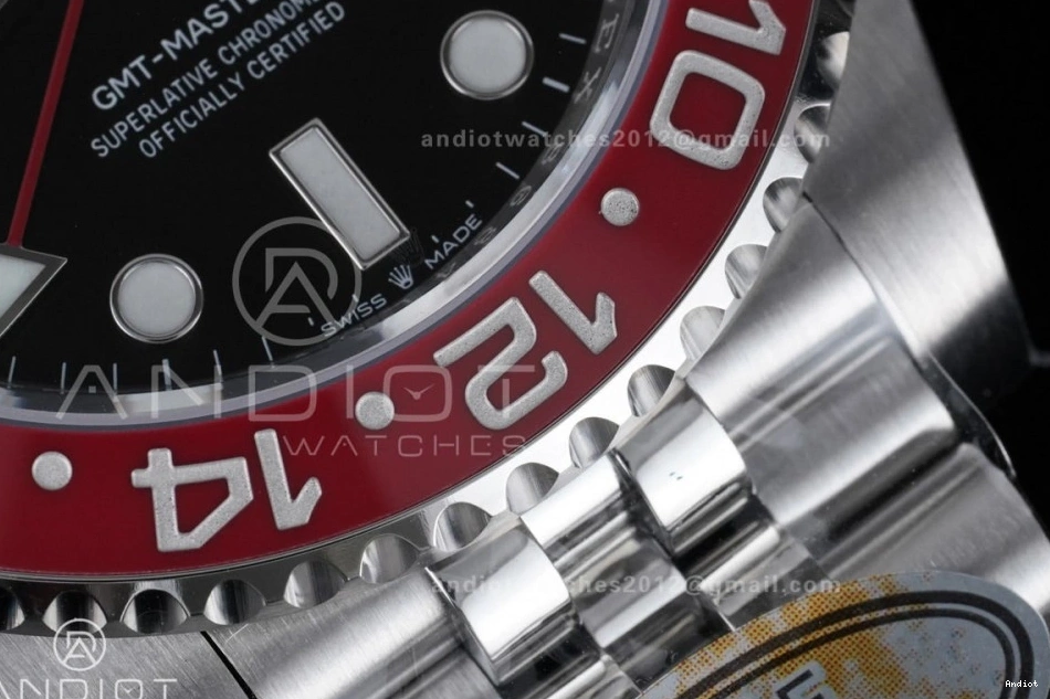 On Bezel Jubilee II 126710 Pepsi V3 Master SS 1:1 ARF Best (UV Bracelet New 904L GMT BLRO SH3285 Upgraded) Edition 0109